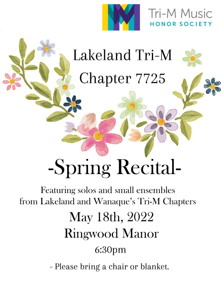 Spring Recital Tri M 2022