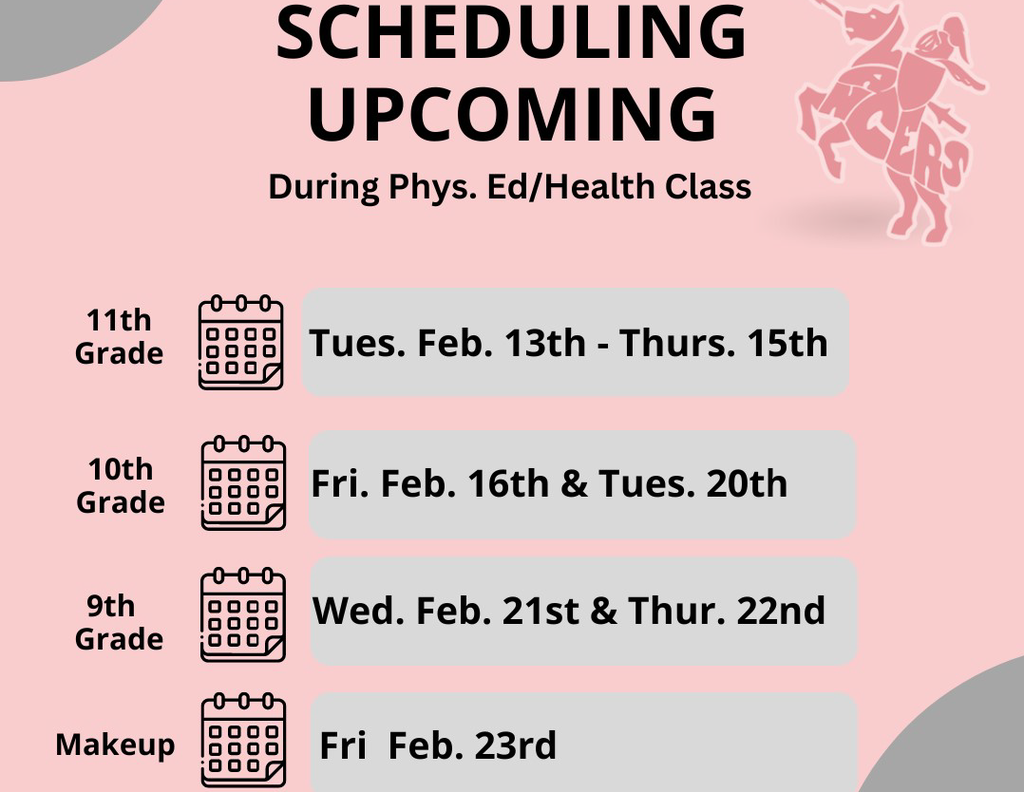 24-25 Scheduling Dates